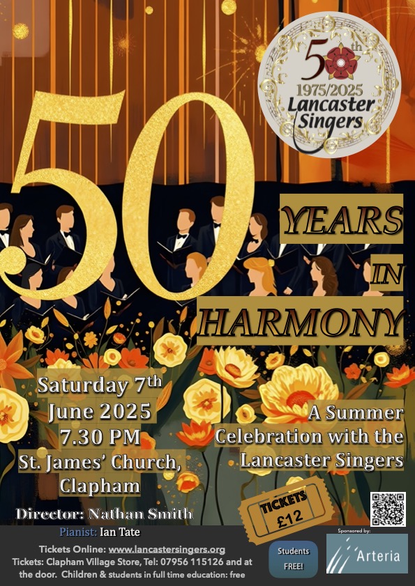 50 Years In Harmony: A Summer Celebration with The Lancaster Singers - Clapham