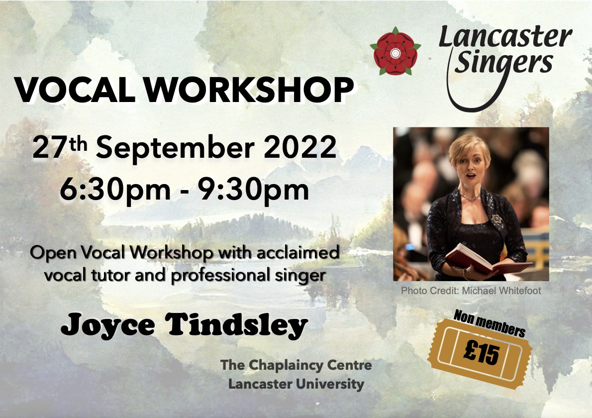 Open Vocal Workshop with Joyce Tindsley